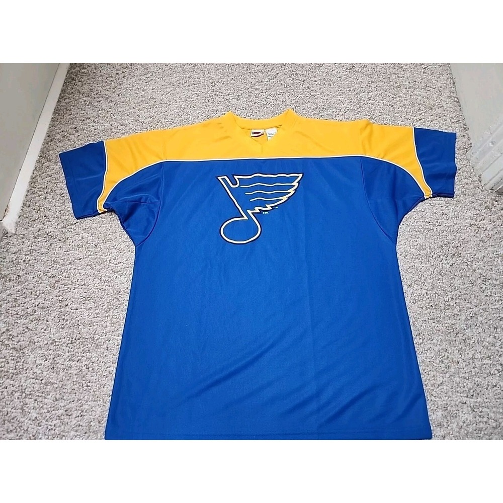 Vintage Iron Knights Athletics NHL‎ St. Louis Blues Hockey Jersey Shirt XL